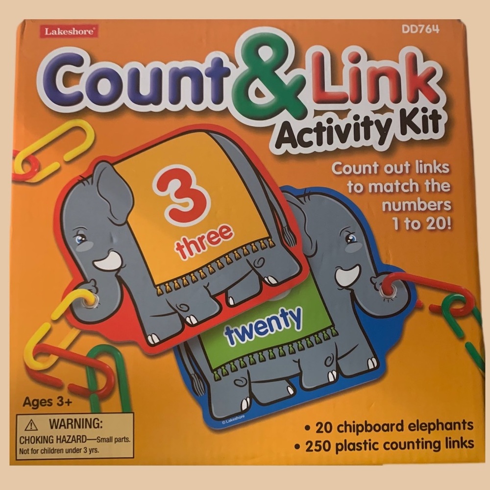 Lakeshore Count & Link Activity Kit - Tactical Activity For Hands-on Learners